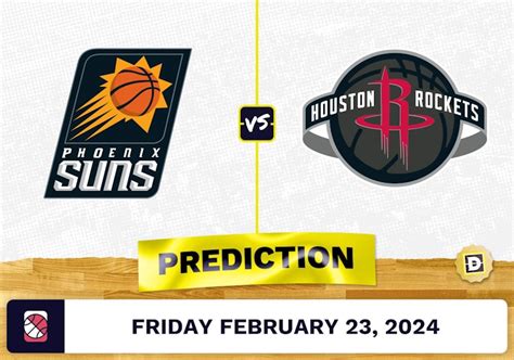 Phoenix Suns vs. Houston Rockets Prediction, Odds, NBA Picks .